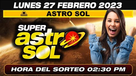 Resultado Astro Sol Ultimo Sorteo .